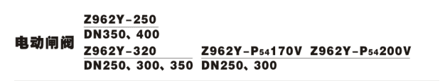 Ultra-high pressure large-diameter electric gate valve Parameter 1